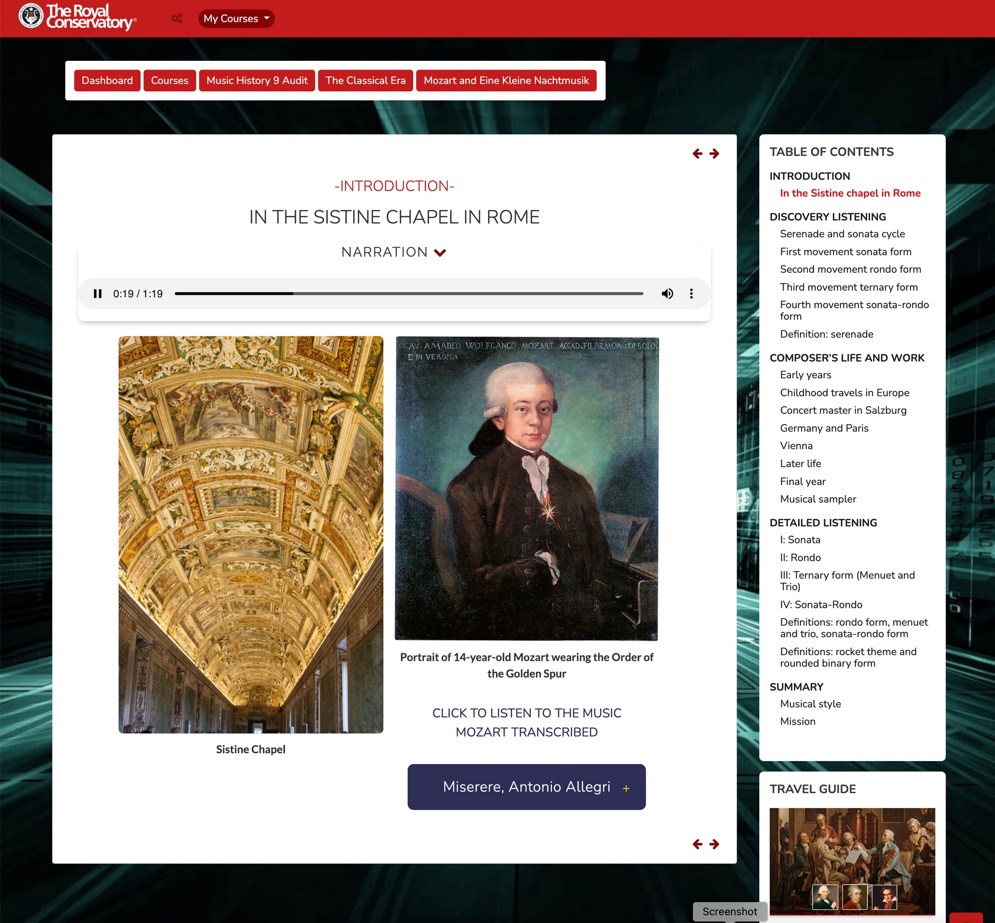 Music History Online CourseN RCM Shop (Canada)