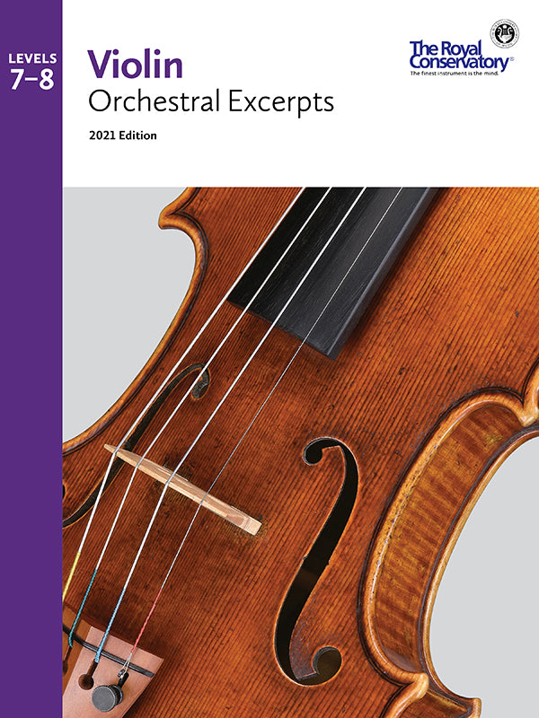 Violin Orchestral Excerpts 7-8 | 2021 Edition | RCM Shop