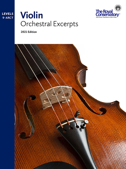 Violin Orchestral Excerpts 9 ARCT 2021 Edition RCM Shop Canada