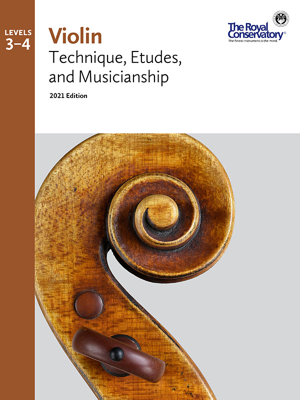Shop　3-4,　Musicianship　Technique,　and　Etudes,　RCM　(Canada)　Edition　2021　Violin　–