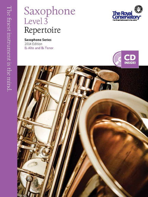 Saxophone Repertoire 3 | RCM Shop – RCM Shop (Canada)